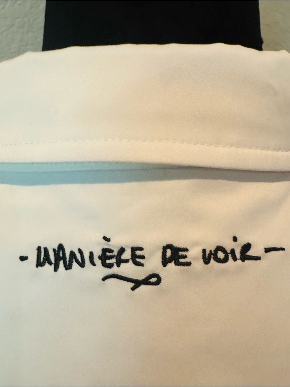 NWOT Maniere De Voir White Graffiti Art Print Buttoned Long Shirt Tunic US10 - Picture 7 of 9